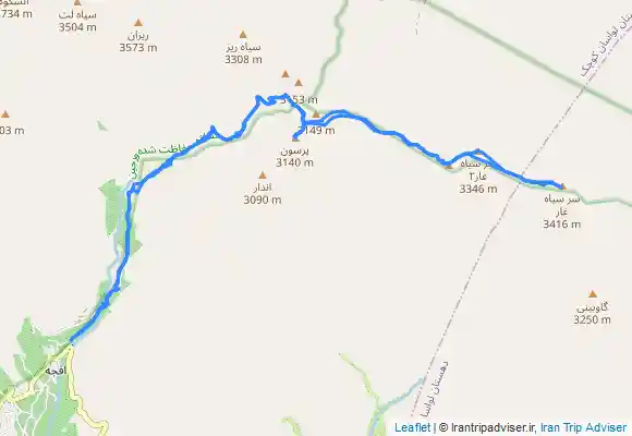 ترک جی پی اس پرسون، سرسیاه غار ۱،۲،۳