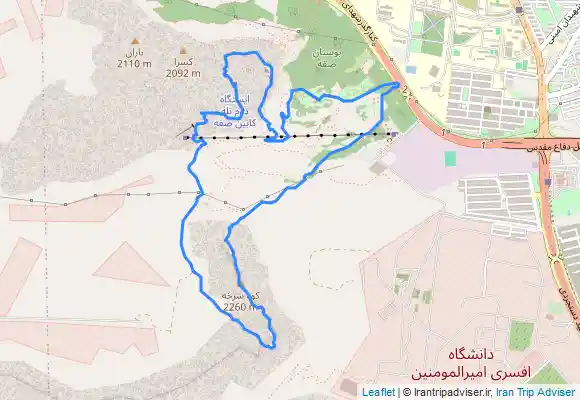 ترک جی پی اس قله سرخه+ قله تل بلند+ قله صفه