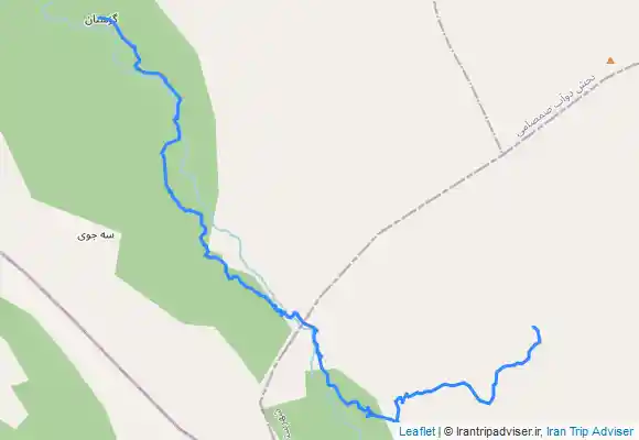 ترک جی پی اس آبشار زردلیمه - لشتر به گزستان