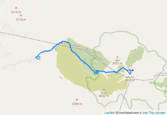 ترک جی پی اس صعود یکروزه تفتان