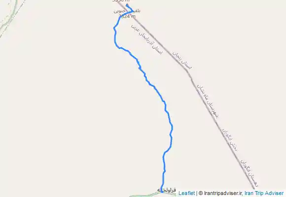 ترک جی پی اس قله بلقیس.بام استان زنجان