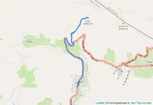 ترک جی پی اس Mobārakābād - لانه عقاب