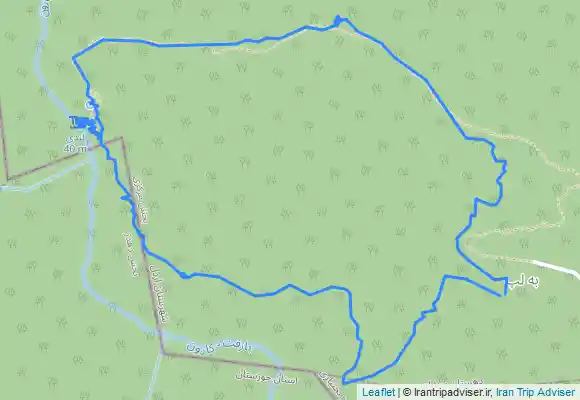 ترک جی پی اس Landi waterfall آبشار لندی