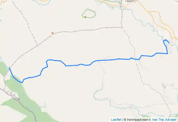 ترک جی پی اس آبشار زردلیمه