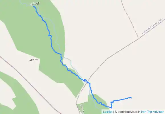 ترک جی پی اس آبشار زردلیمه