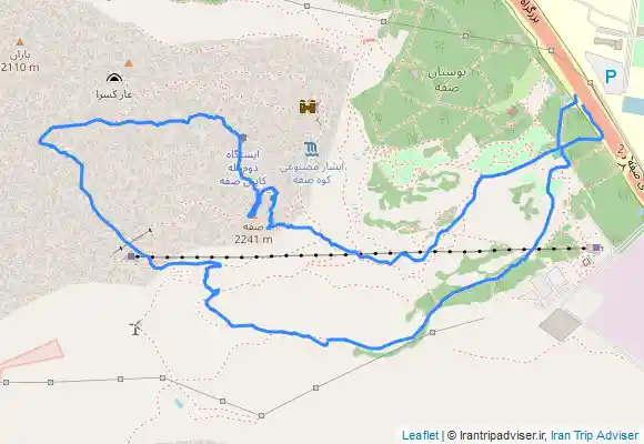 ترک جی پی اس صفه (صعود از مرعشی)