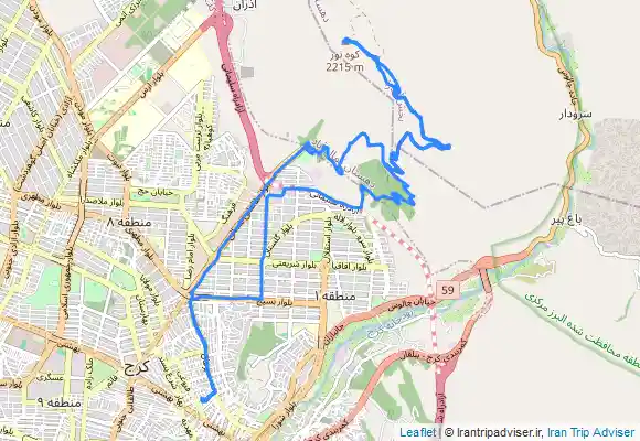 ترک جی پی اس بیجی کوه