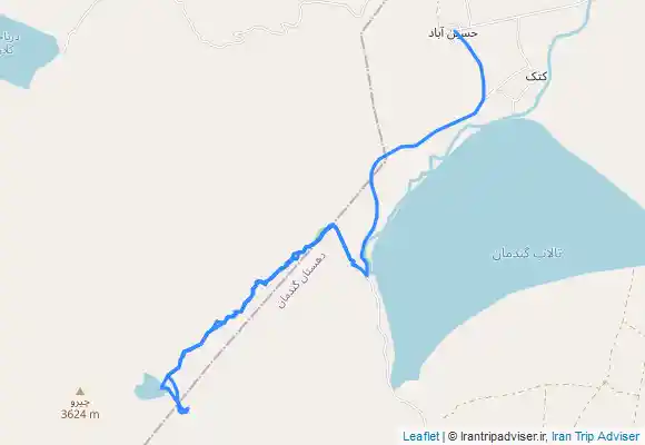 ترک جی پی اس صعود قله کلار - گندمان