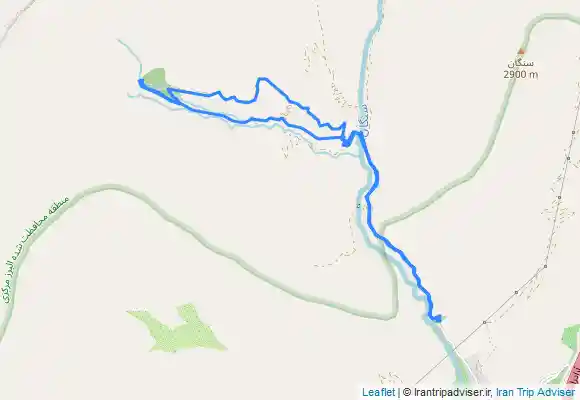 ترک جی پی اس آبشار سنگان