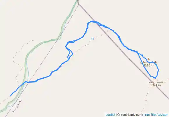 ترک جی پی اس قله بلقیس بام زنجان