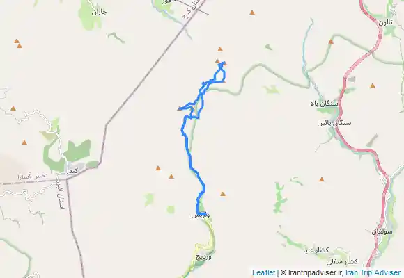 ترک جی پی اس قله بارو-قله چشمه شاهی-قله کندر-قله پهنه حصار از واریش