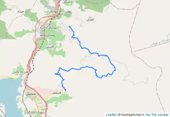 ترک جی پی اس قله آسمانسرا، رفت از روستای هرزویل و برگشت از روستای گلدیان- Asemansara peak, Harzevil to galdian