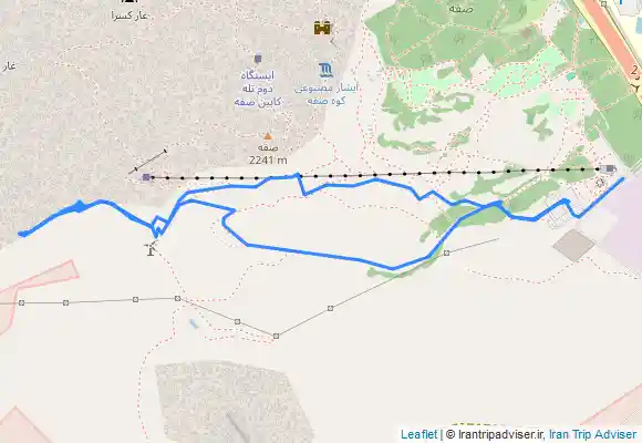 ترک جی پی اس مسیر دیدبان(کوه صفه)