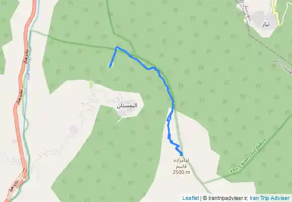 ترک جی پی اس از دشت دوم به سمت قله الیمستان