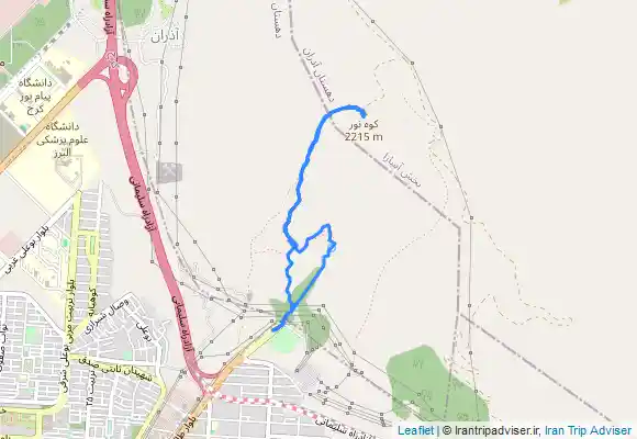 ترک جی پی اس بیجی کوه