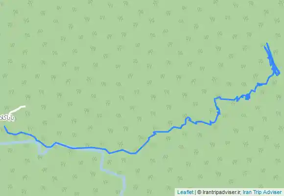ترک جی پی اس روستای بابا کلا به آبشار کبود دره