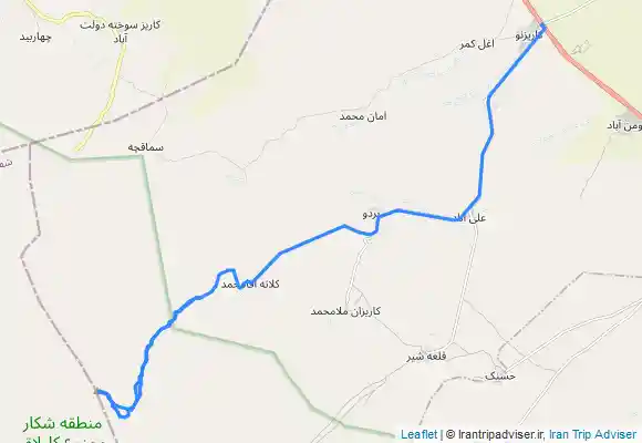 ترک جی پی اس قله بردو، تربت جام