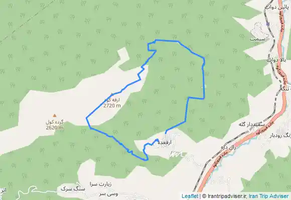 ترک جی پی اس قله ارفع کوه