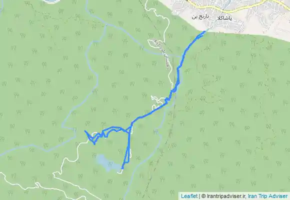 ترک جی پی اس ابشار کیامید و دریاچه ممرز