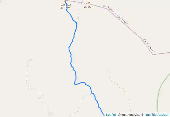 ترک جی پی اس قله شاه جهان