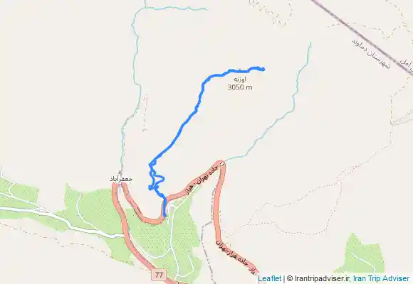 ترک جی پی اس ترک مسیر قله لانه عقاب