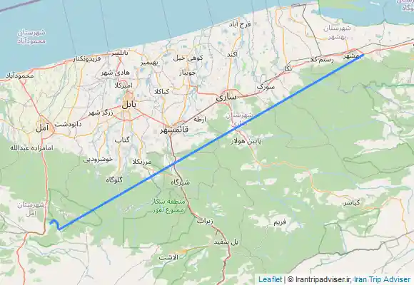 ترک جی پی اس جمعه ۱۶ دی ۱۴۰۱، آمل، الیمستان، قله امامزاده قاسم