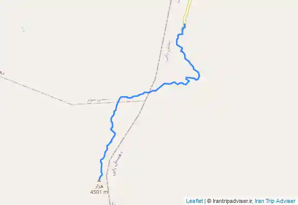 ترک جی پی اس مسیر برگشت کوه هزار