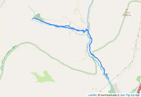 ترک جی پی اس آبشار سنگان