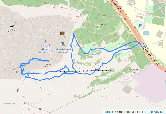 ترک جی پی اس صعود به قله صفه ظ1401/10/30