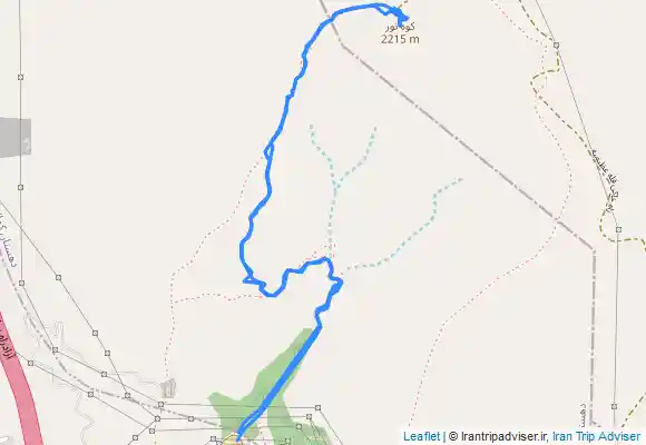 ترک جی پی اس بیجی کوه مسیر نرمال