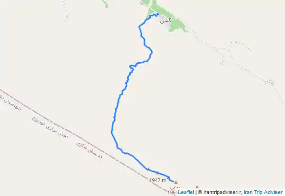 ترک جی پی اس Geshī - Yakh قله بیرمی بوشهر