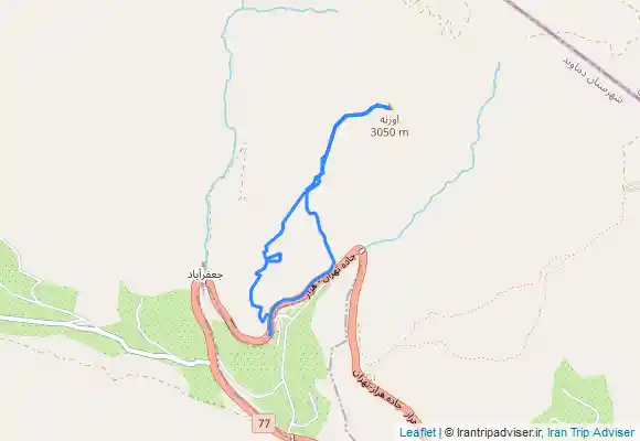 ترک جی پی اس صعود به قله لانه عقاب