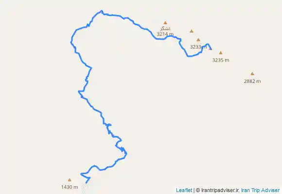 ترک جی پی اس قله تشگر