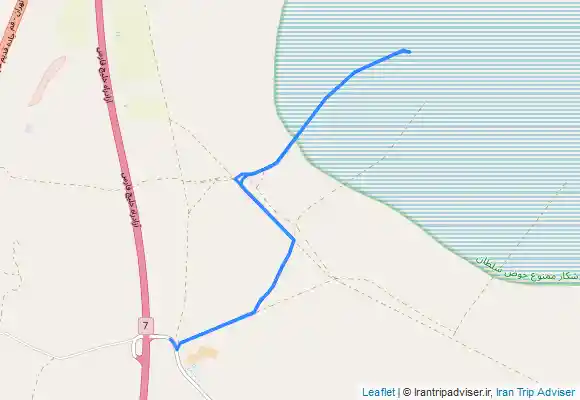 ترک جی پی اس دریاچه نمک حوض سلطان