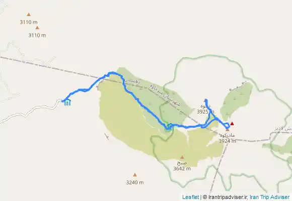 ترک جی پی اس قله تفتان از روستای جم چین استان سیستان و بلوچستان