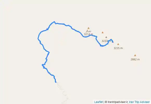 ترک جی پی اس قله تشگر هرمزگان (سیمرغ)