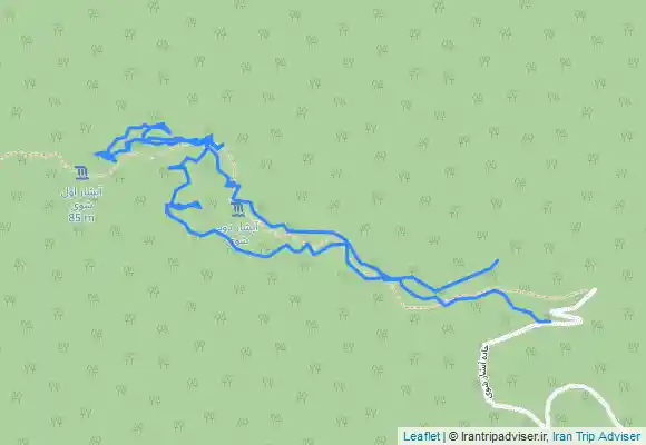 ترک جی پی اس مسیر آبشار شوی