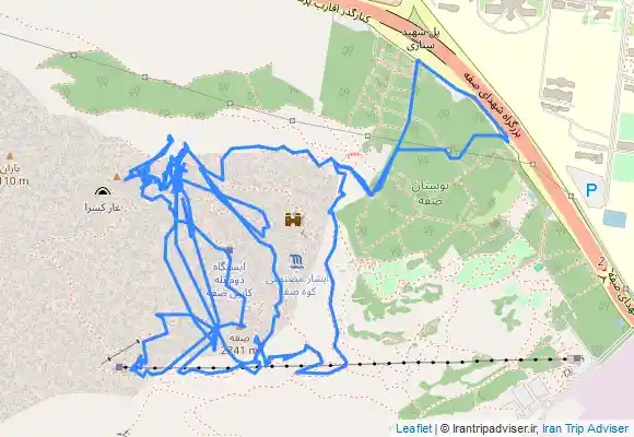 ترک جی پی اس قله صفه۱۴۰۲٫۰۱٫۰۸