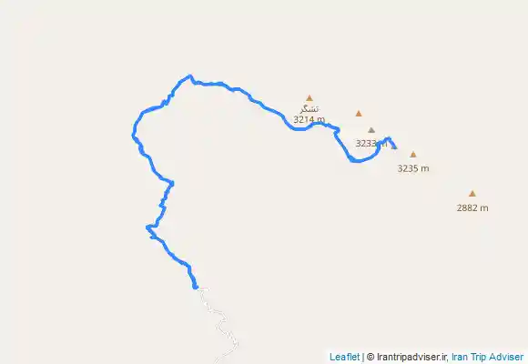 ترک جی پی اس صعود قله تشگر هرمزگان