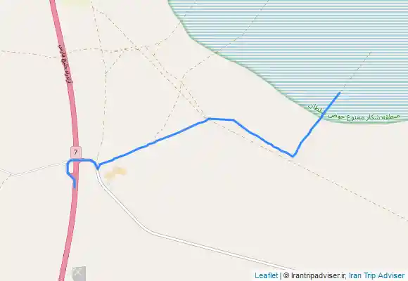 ترک جی پی اس برگشت از دریاچه حوض سلطان به اتوبان قم