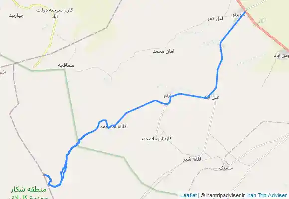 ترک جی پی اس قله بردو