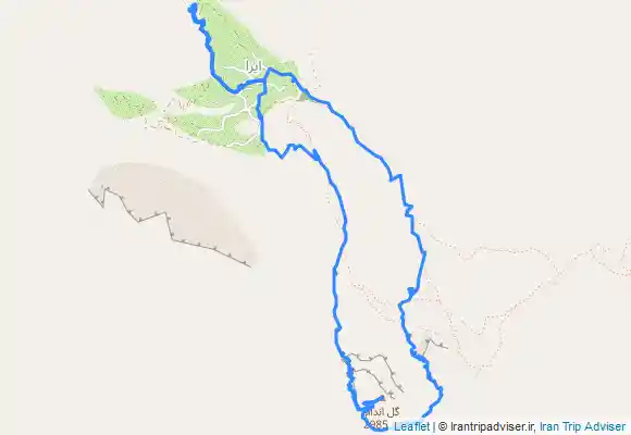 ترک جی پی اس قله گل اندام