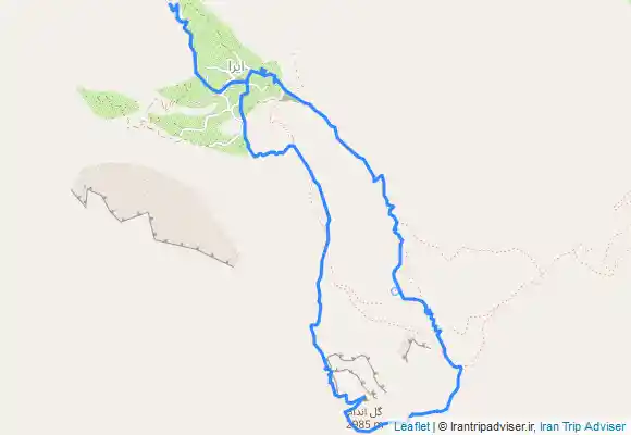 ترک جی پی اس قله گل اندام رفت زمستاني برگشت تابستاني