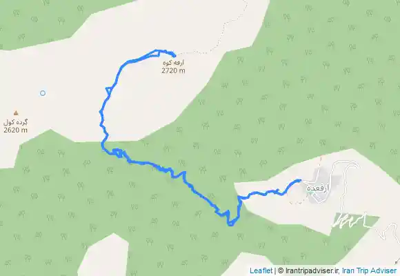 ترک جی پی اس صعود به قله ارفه