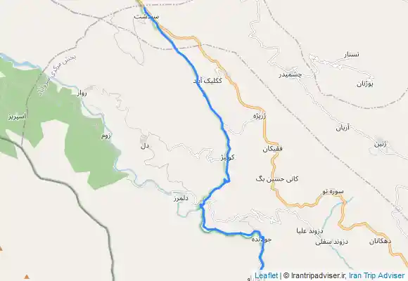 ترک جی پی اس Havar Sardasht - Dīvazhnāv