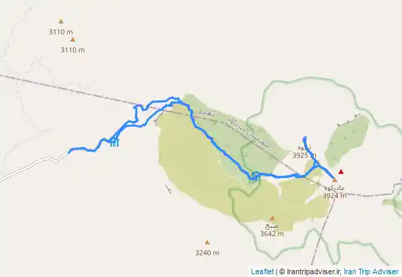 ترک جی پی اس قله تفتان زاهدان