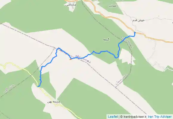 ترک جی پی اس صعود به قله کان صیفی از مسیر غار آقامیر