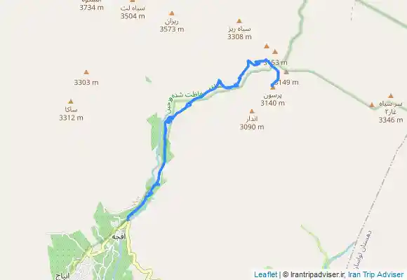 ترک جی پی اس قله پرسون