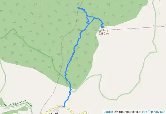 ترک جی پی اس صعود يكروزه به قلل چرمكش و بزبره روستاى بيورزِن (لوشان)