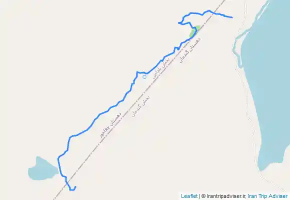 ترک جی پی اس مسیر رفت قله کلار